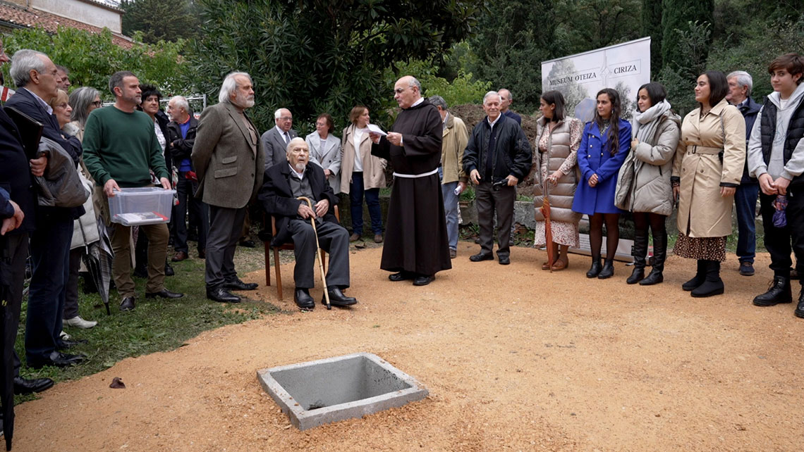 Primera Piedra del Museum Ciriza Oteiza