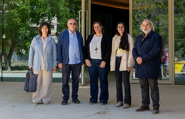 El Ayuntamiento de Estella-Lizarra visita el Museum Ciriza Oteiza en la recta final de las obras